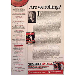 Uncut 2014 AUG Eric Clapton, Bob Dylan, Grateful Dead used magazine
