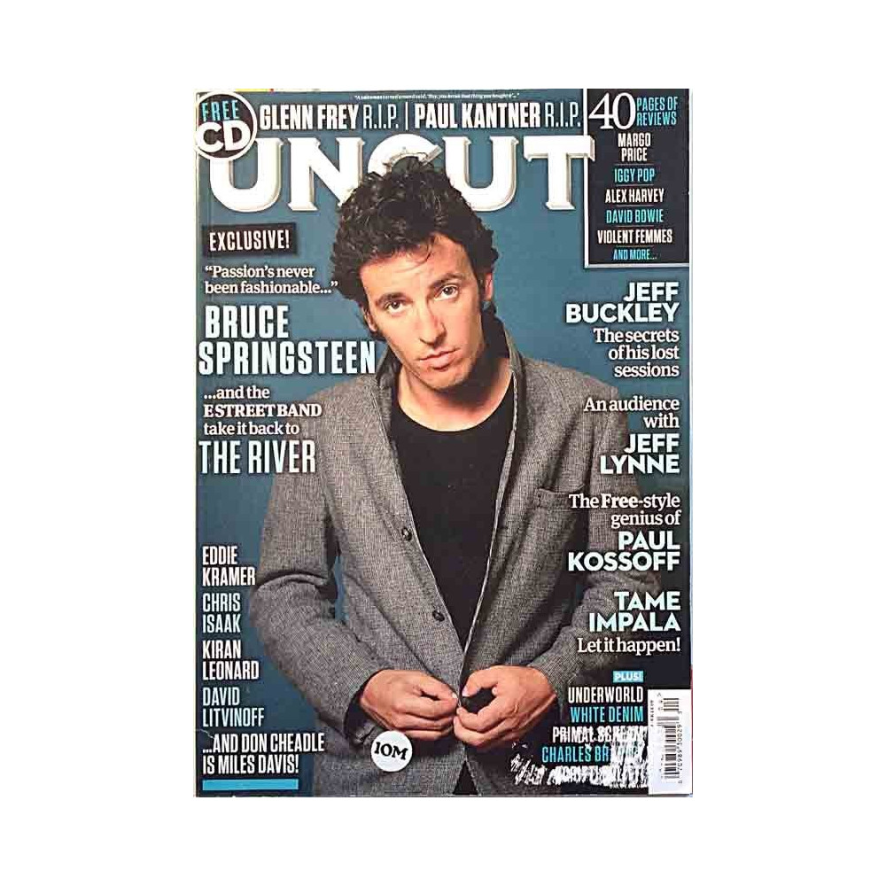 Uncut 2016 APR Bruce Springsteen, Paul Kossoff, Tame Impala begagnade magazine