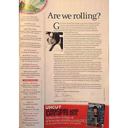 Uncut 2016 APR Bruce Springsteen, Paul Kossoff, Tame Impala begagnade magazine