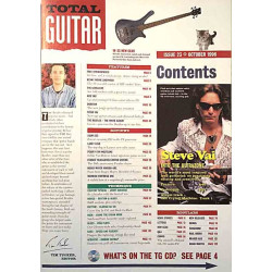 Total Guitar 1996 OCTOBER Steve Vai The Ultimate Guitarists talks technique used magazine