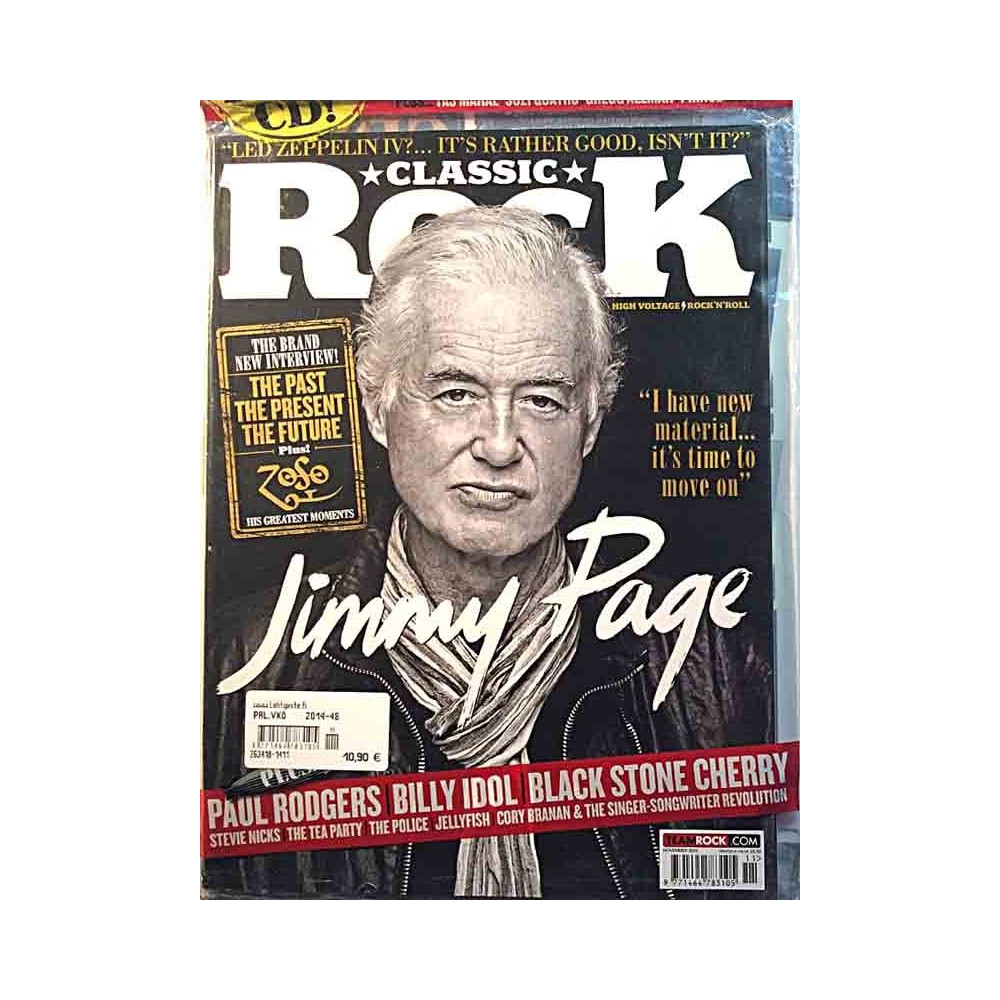 Classic ROCK 2014 NOVEMBER Jimmy Page  used magazine
