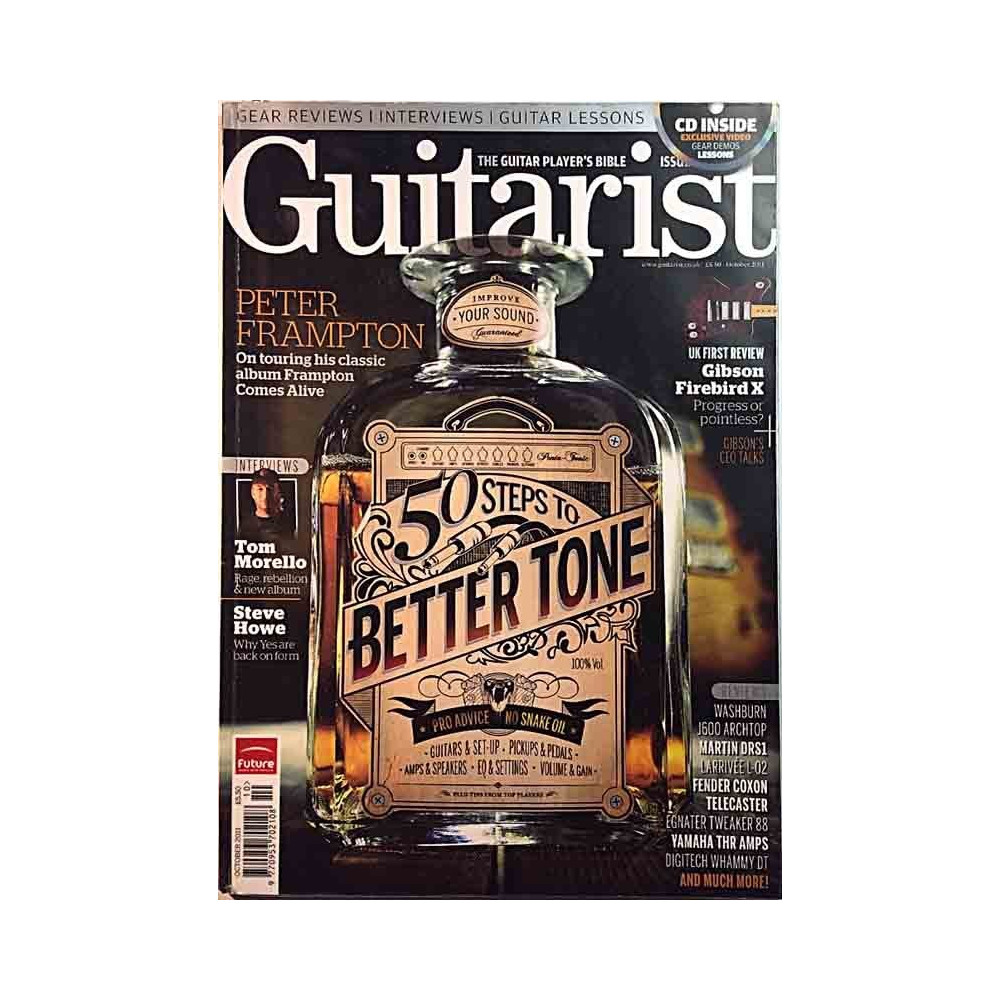 Guitarist 2011 October 50 Steps To Better Tone used magazine