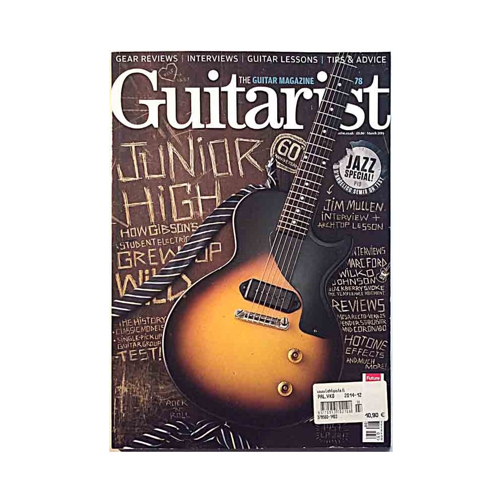 Guitarist 2014 March Wilko Johnson, JAZZ Special aikakauslehti