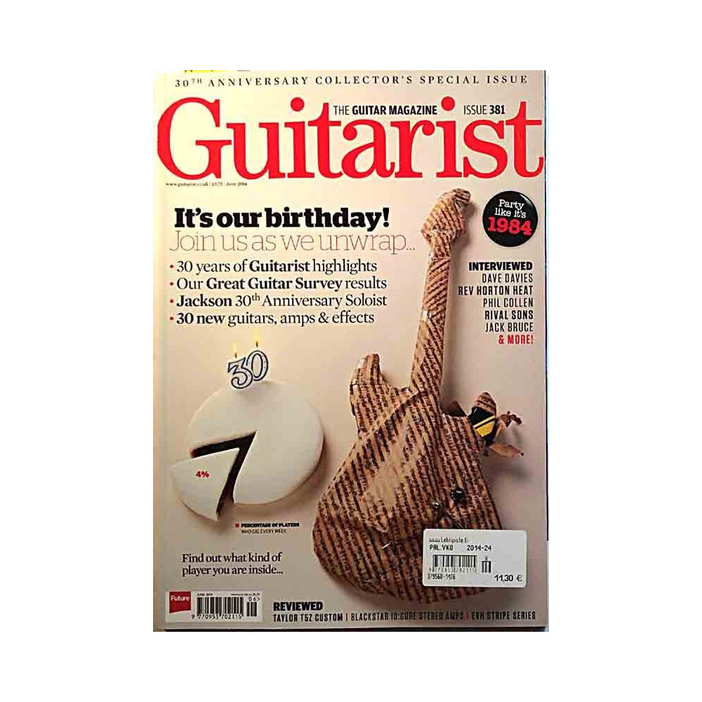 Guitarist 2014 JUNE 30th Anniversary Collector’s Special Issue used magazine