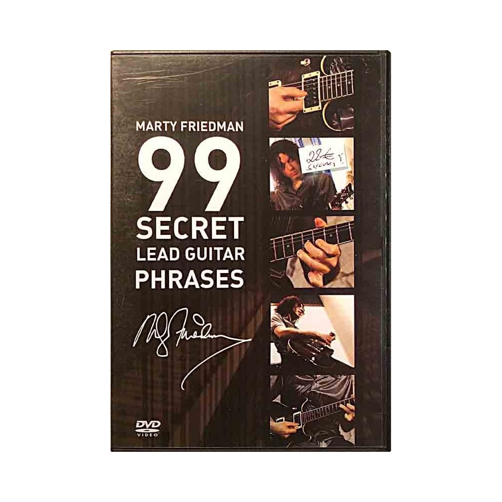 DVD - Friedman Marty: 99 Secret Lead Guitar Phrases  kansi EX levy VG DVD