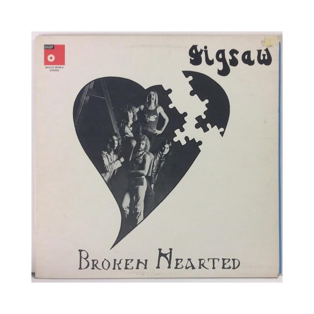 Jigsaw :  Broken Hearted  1973 70L BASF  kansi  VG+ levy  EX