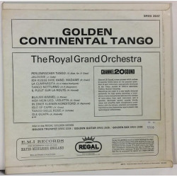 Royal Grand Orchestra :  Golden Continental Tango  1967 VIIHDE REGAL tuotelaji: KLP