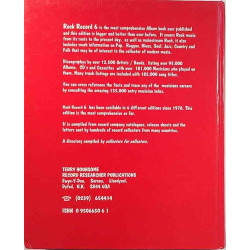 Rock Record 6 1994 ISBN 0 9506650 6 1 Terry Hounsome Directory of albums & musicians Käytetty kirja