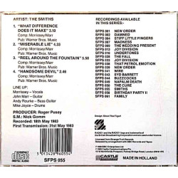 Smiths 1983 SFPS 055 The Peel Sessions Used CD