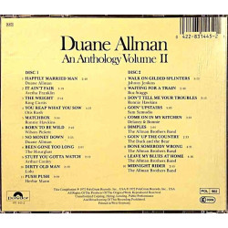 Allman Duane 1968-71 831 445-2 An Anthology Vol.2 2CD CD Begagnat