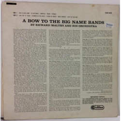Richard Maltby and Orchestra :  Bow To The Big Name Bands  1962 VIIHDE RCA tuotelaji: KLP