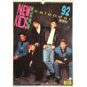 Calendar New Kids On The Block 1992, this matching calendar is reusable in 2020