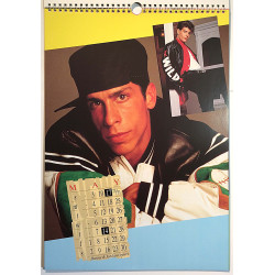 Calendar New Kids On The Block 1992, this matching calendar is reusable in 2020