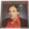 Aznavour Charles :  She  1978 VIIHDE MFP  kansi  EX levy  EX