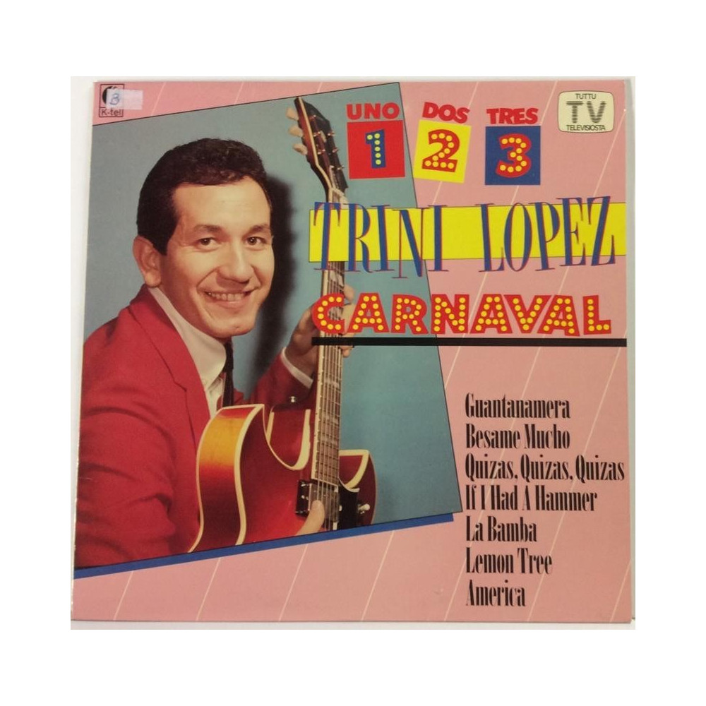 Lopez Trini :  Carnaval  198? VIIHDE K-TEL  kansi  EX levy  EX
