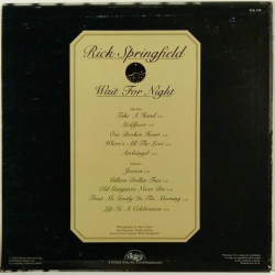 Springfield Rick :  Wait For Night  1976 70L CHELSEA tuotelaji: KLP