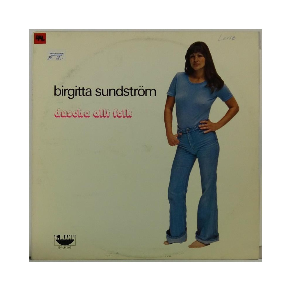 Sundström Birgitta :  Duscha Allt Folk  1977 70L E.MANN tuotelaji: KLP
