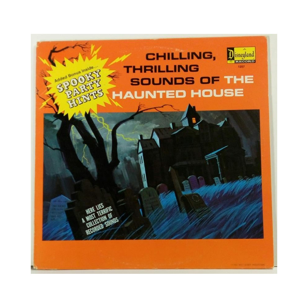 Chilling, Thrilling Sounds Of :  The Haunted House   1973 VIIHDE DISNEY  kansi  VG+ levy  EX