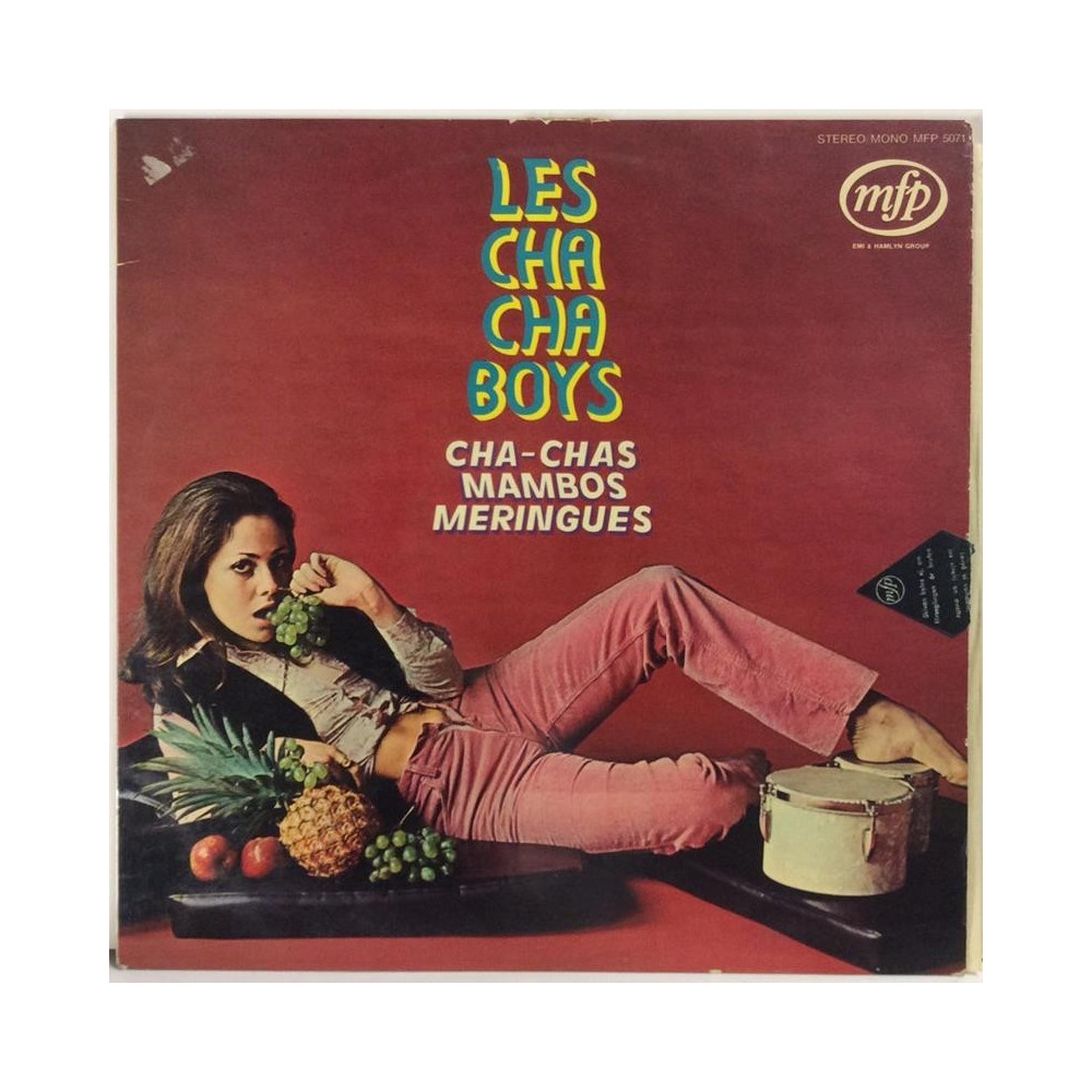 Les Cha Cha Boys :  Cha-Chas Mambos Meringues  1970 70L MFP  kansi  VG+ levy  EX