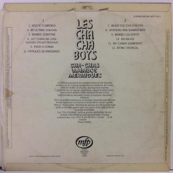 Les Cha Cha Boys :  Cha-Chas Mambos Meringues  1970 70L MFP  kansi  VG+ levy  EX