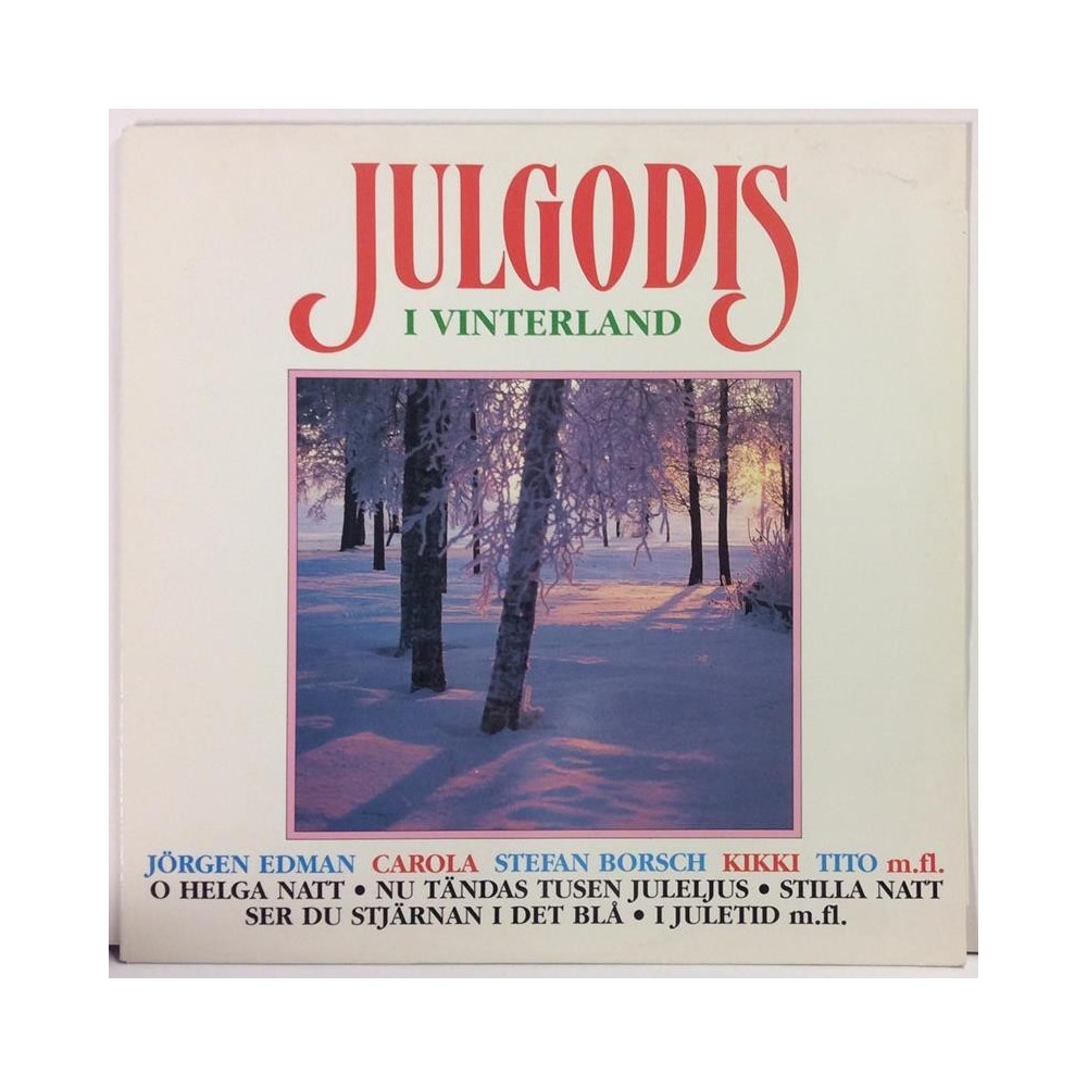 Various Artists :  Julgodis I Vinterland  1988 VIIHDE MARIANN tuotelaji: KLP