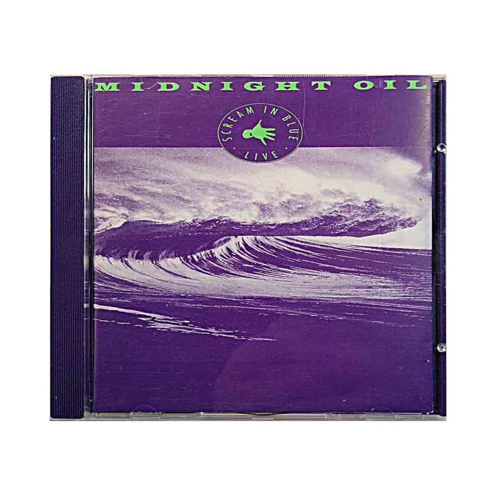 Midnight Oil: Scream In Blue -Live  kansi EX levy EX Käytetty CD
