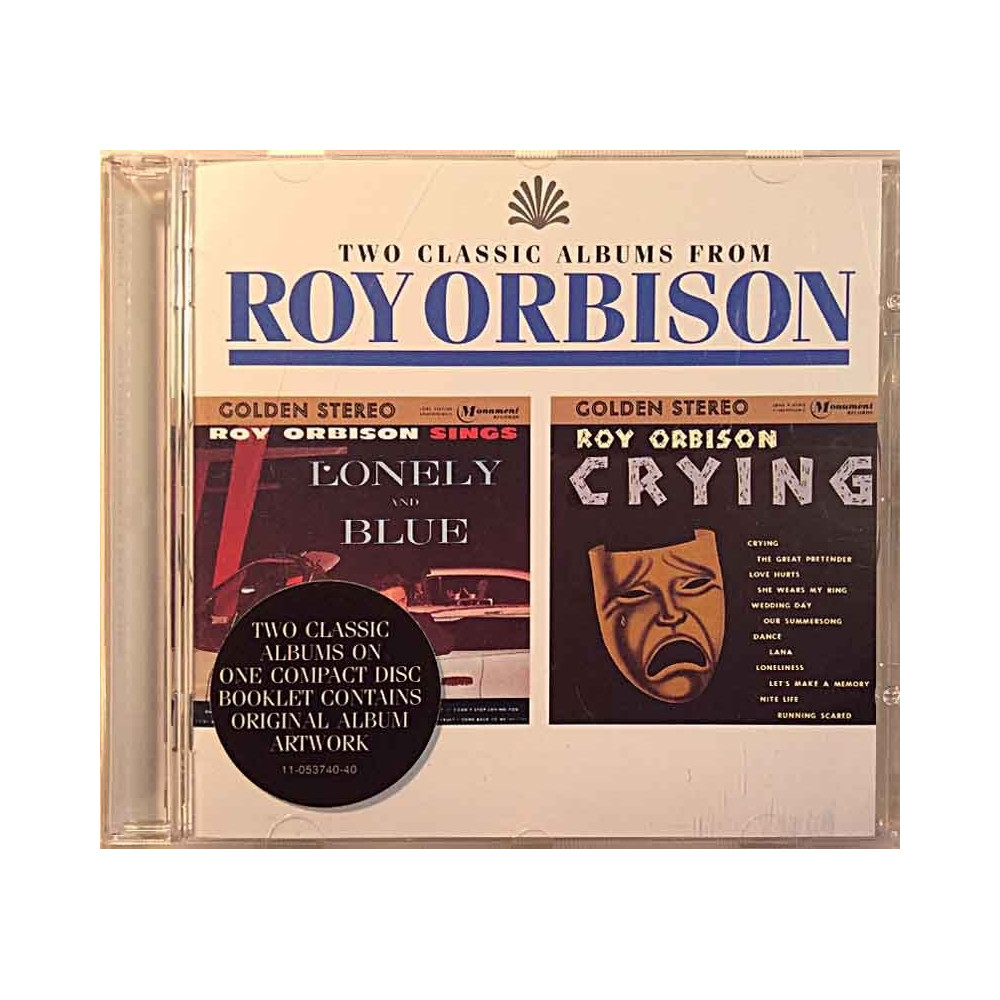 Orbison Roy: Lonely & Blue / Crying  kansi EX levy EX Käytetty CD