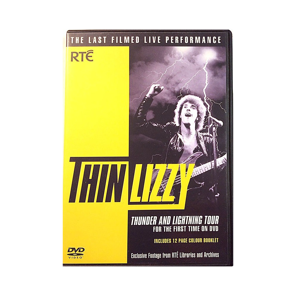 DVD - Thin Lizzy: Thunder And Lightning Tour  kansi EX levy EX Käytetty DVD
