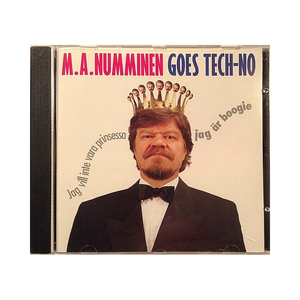 Numminen M.A.: Goes Tech-No - Jag Vill Inte Vara En Prinsessa  kansi EX levy EX Käytetty CD