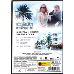 DVD - TV-sarja 2006  CSI: Miami kausi 1 jaksot 1-4 DVD