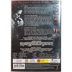 DVD - Elokuva 2008,2009,2010  The Twilight saga 3 ensimmäistä elokuvaa 3DVD DVD
