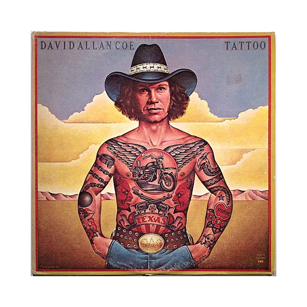 Coe David Allan 1977 PC 34870 Tattoo Begagnat LP