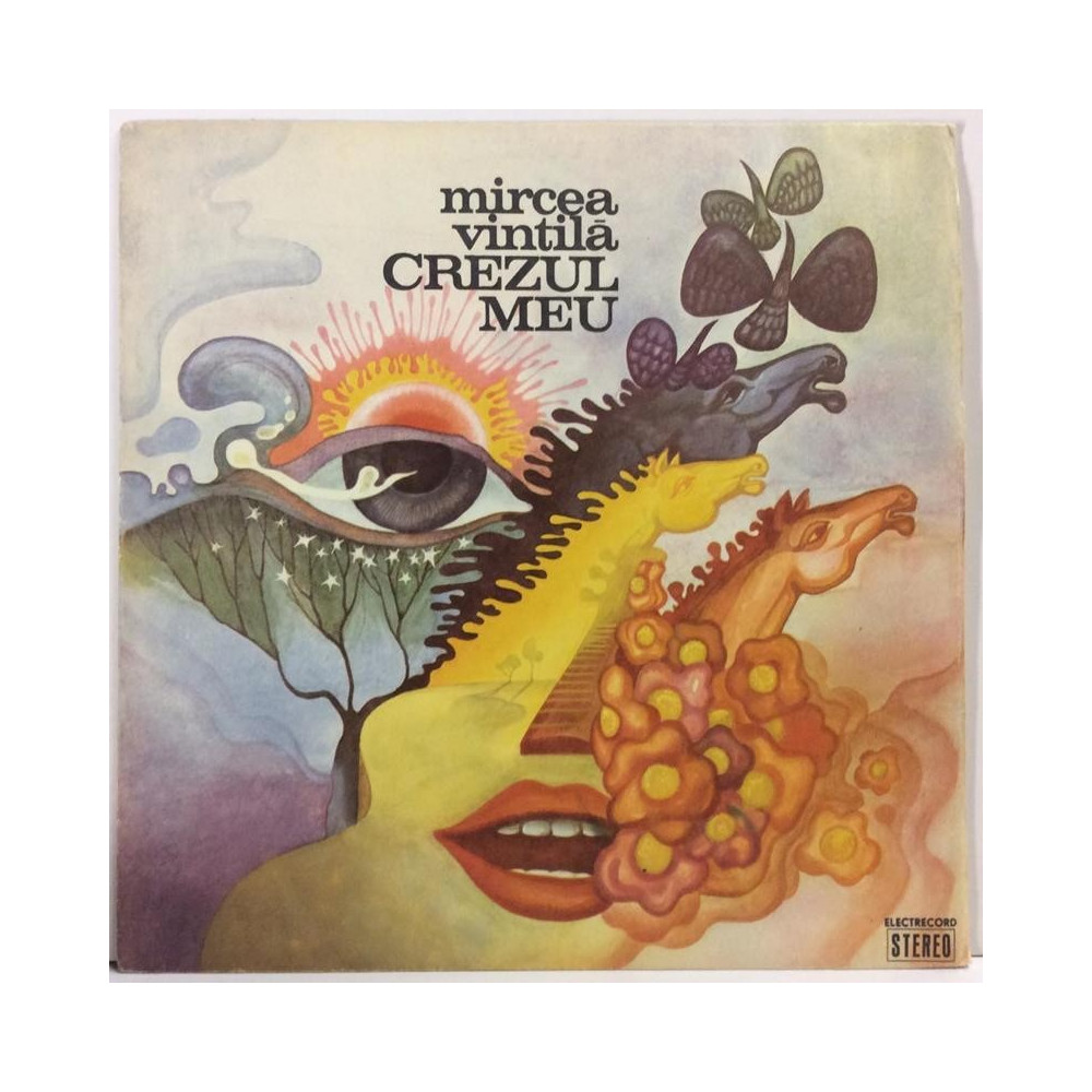 Vintilä Mircea :  Crezul Meu  1976 70L ELECTRECORD  kansi  VG+ levy  EX