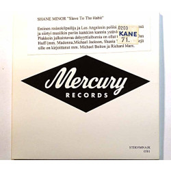 Shane Minor: Slave To The Habit cd-single promo kansivihko EX CD:n kunto EX Käytetty CD