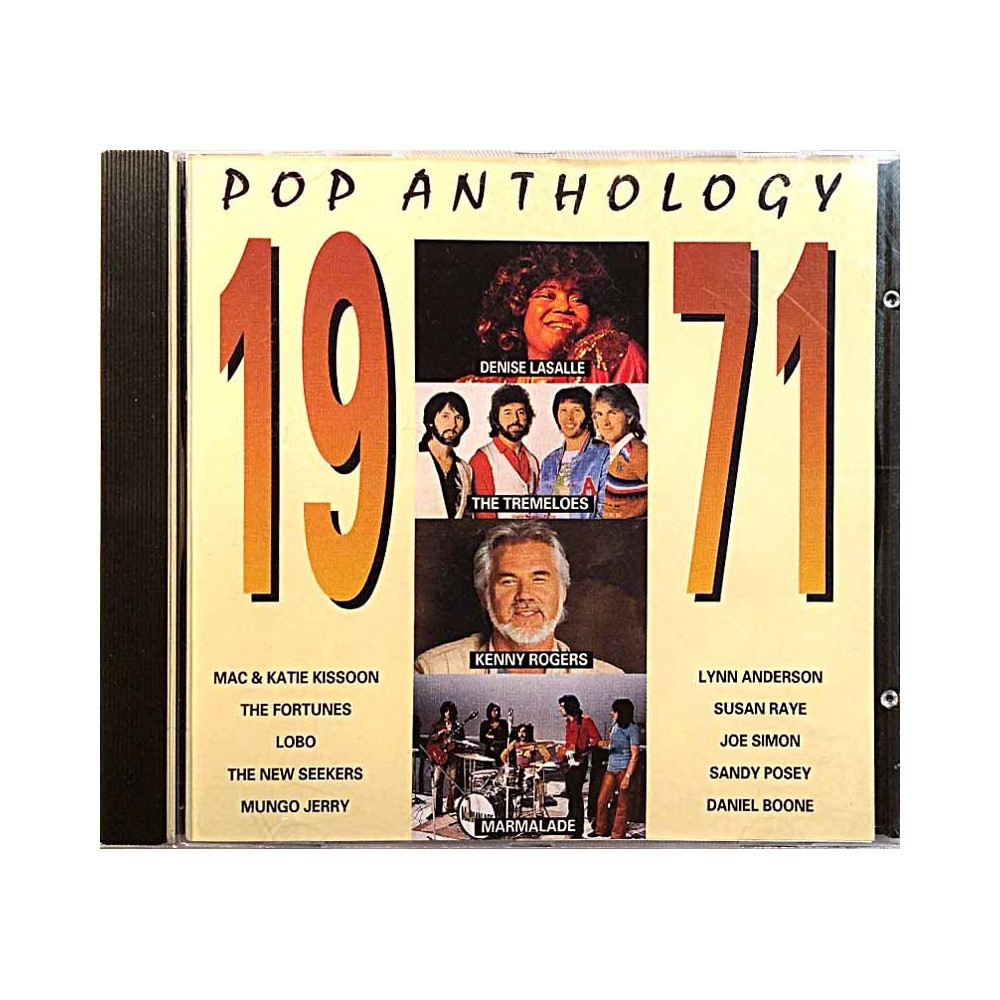 Various artists: POP Anthology 1971 kansivihko EX CD:n kunto EX Käytetty CD