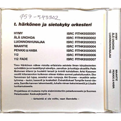 T. Härkönen ja sietokyky orkesteri 1995 THKCD 1001 Hymy + 5 muuta cd-ep CD Begagnat
