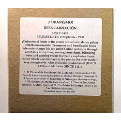 Cubanismo! 1998 HNCD 1429 Reencarnación pahvikantinen promo-cd Used CD