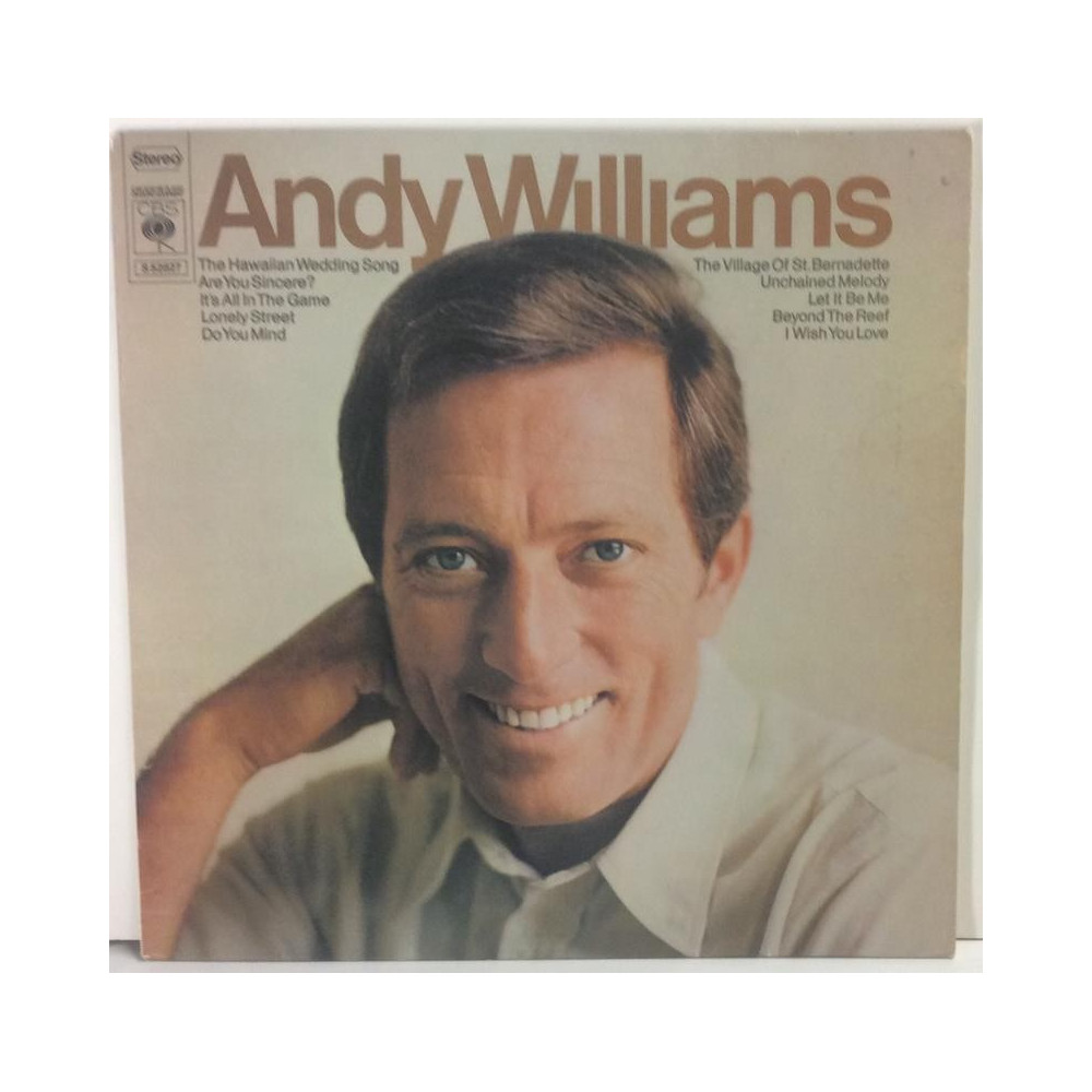 Williams Andy :  Andy Williams -70  1970 VIIHDE CBS  kansi  EX- levy  EX