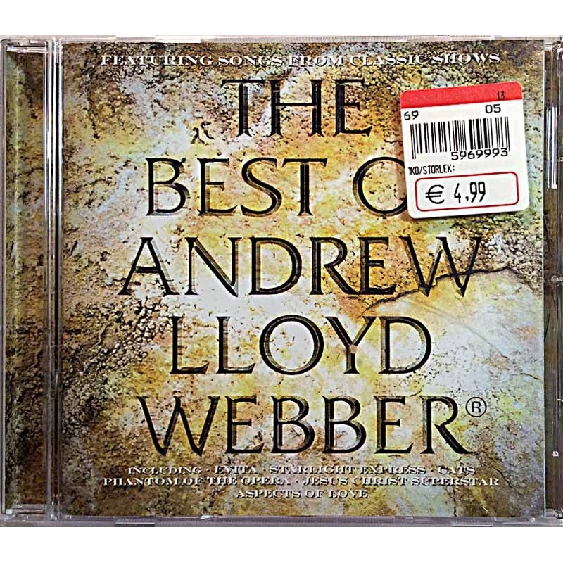 Andrew Lloyd Webber 1997 CRIMCD80 The Best Of Andrew Lloyd Webber CD Begagnat Andrew Lloyd Webber 1997 CRIMCD80 The Best Of Andrew Lloyd Webber CD Begagnat