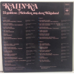 Rebroff Ivan :  Kalinka 25 Golden Melodien 2LP  1971 VIIHDE CBS  kansi  EX levy  VG