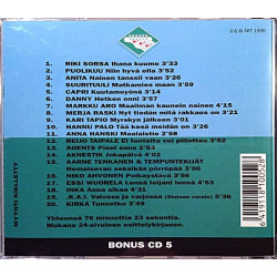 Eri Esittäjiä 1995-1996 BONUS CD-5 Bonus CD 5: Kevyttä Kotimaista Used CD