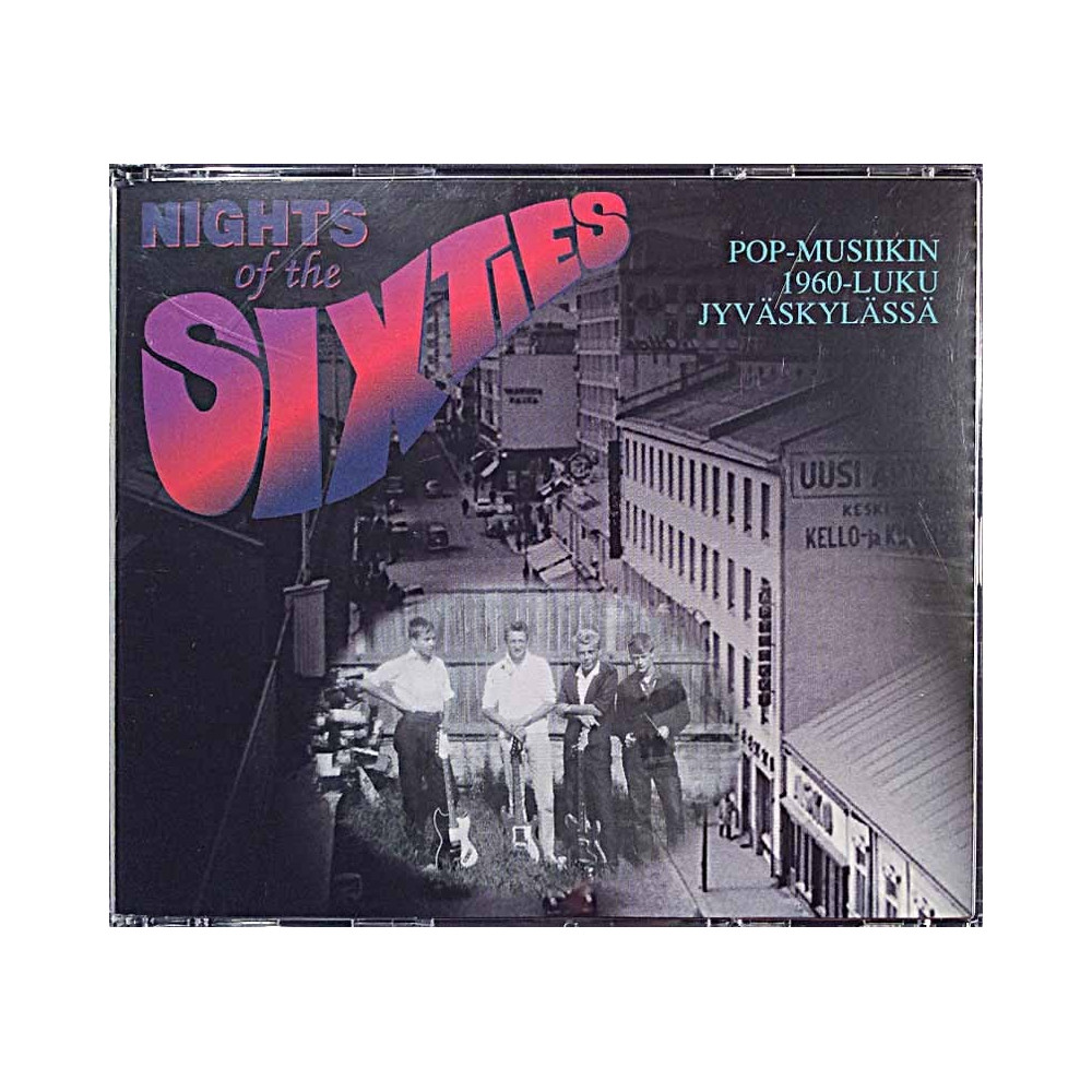 Eri Esittäjiä: Nights Of The Sixties- Pop Musiikin 1960-Luku Jyväskylässä 2cd kansivihko EX CD:n kunto EX Käytetty CD