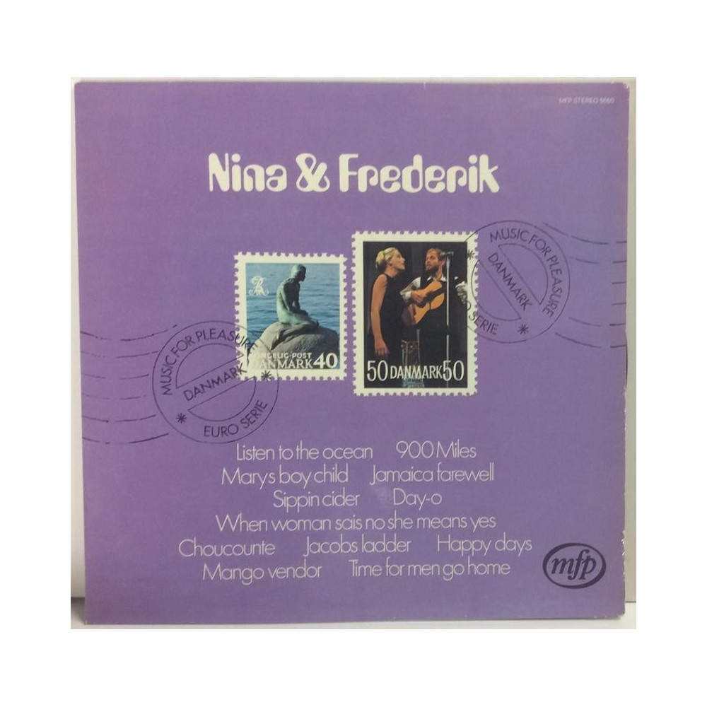 Nina & Frederik :  Nina & Frederik  1977 VIIHDE MFP  kansi  VG+ levy  EX-