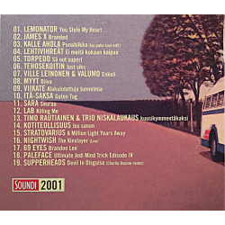 Eri Esittäjiä: SOUNDI CD 2001 kansivihko EX CD:n kunto EX Käytetty CD