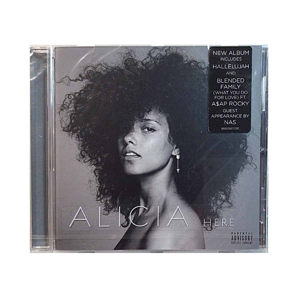Keys Alicia: Here  kansi EX levy EX Käytetty CD
