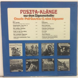 Claude-Pali und seine Zigeuner :  Puszta-Klänge aus Zigeunerkeller  1964 60L DECCA tuotelaji: KLP