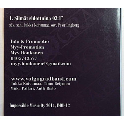 Volgograd 2014 IMCD-12 Silmät sidottuina cd-single CD Begagnat