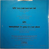 Tongue In Cheek 1988 BUST 11 Why (You Could Have Had It All) 12-inch maxi Used LP