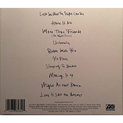 Mraz Jason: Know. kansivihko EX CD:n kunto EX CD