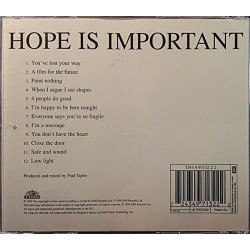 Idlewild: Hope Is Important kansivihko EX CD:n kunto EX CD